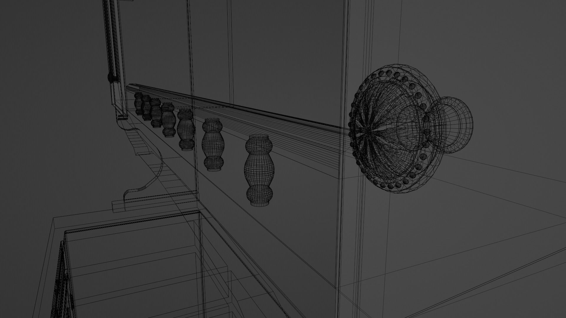 Kitchen sideboard 3D model_7