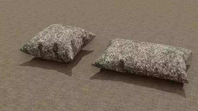 Pillow 3D models