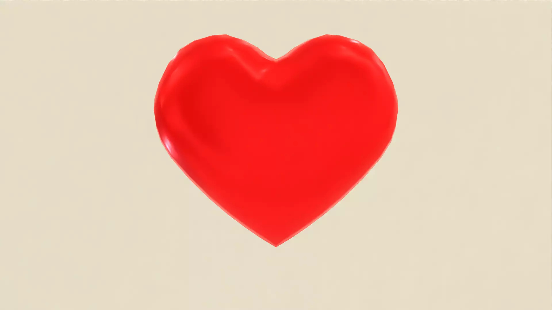 Animated Spinning Heart And Idle Heart Fully Textured Low-poly 3D model_0