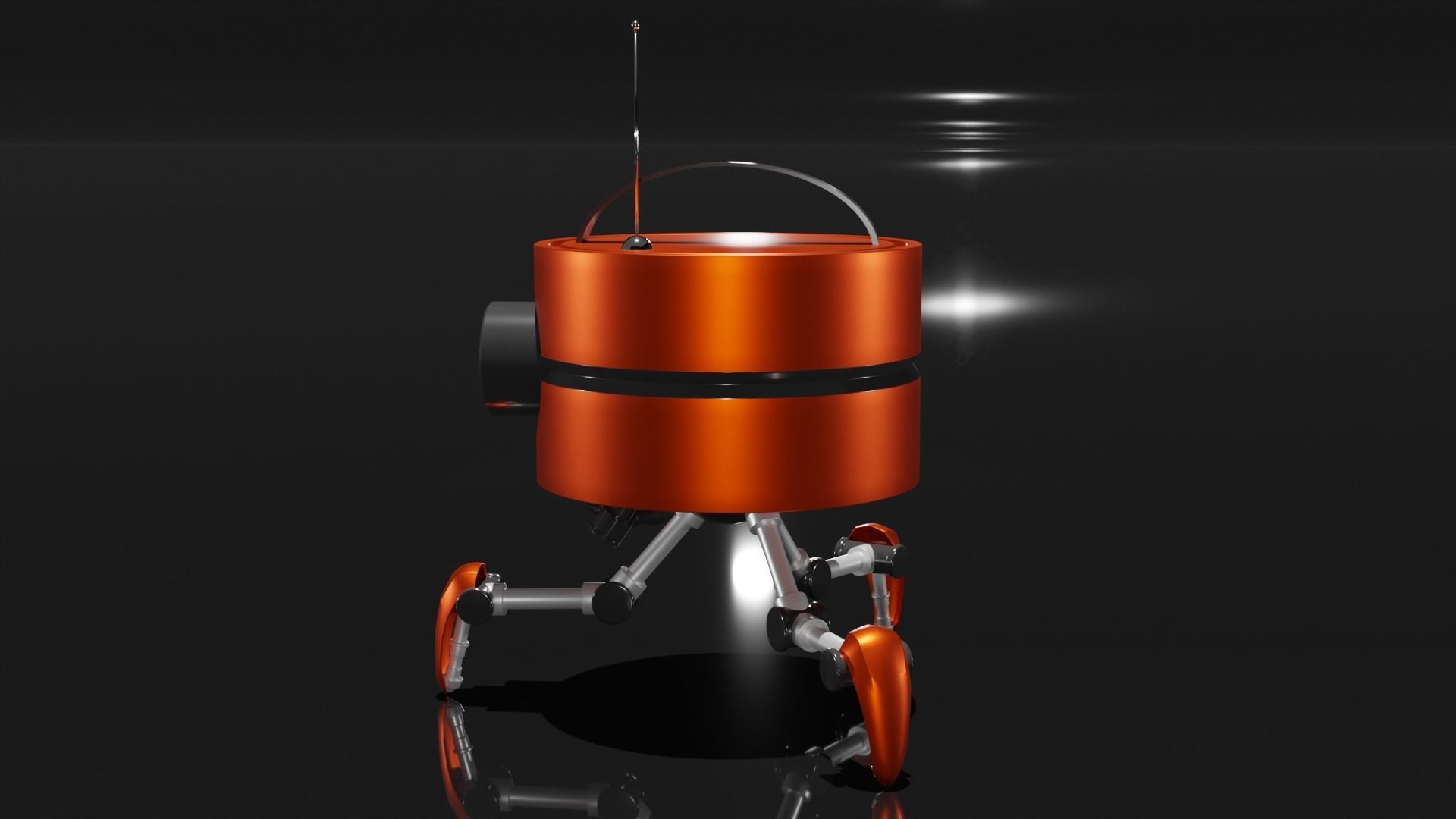Robot assistant  3D model 3D model_4