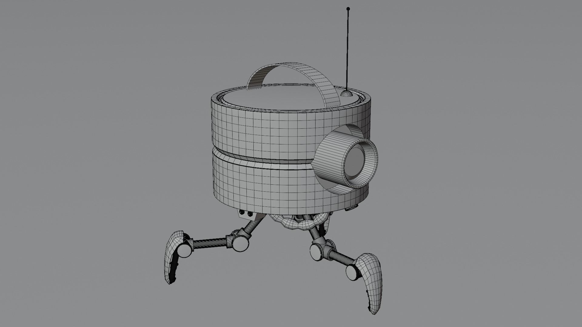 Robot assistant  3D model 3D model_6