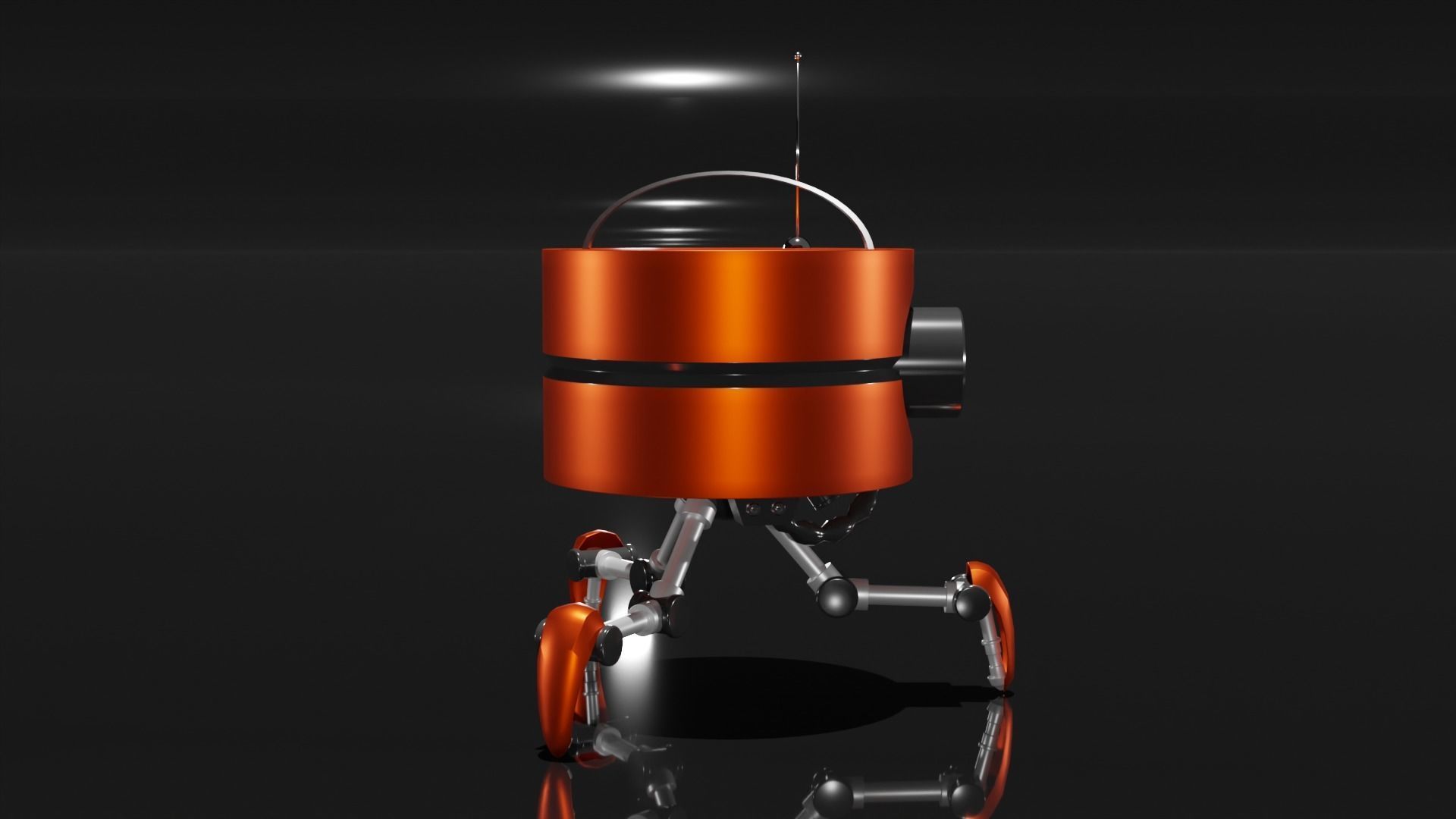 Robot assistant  3D model 3D model_3
