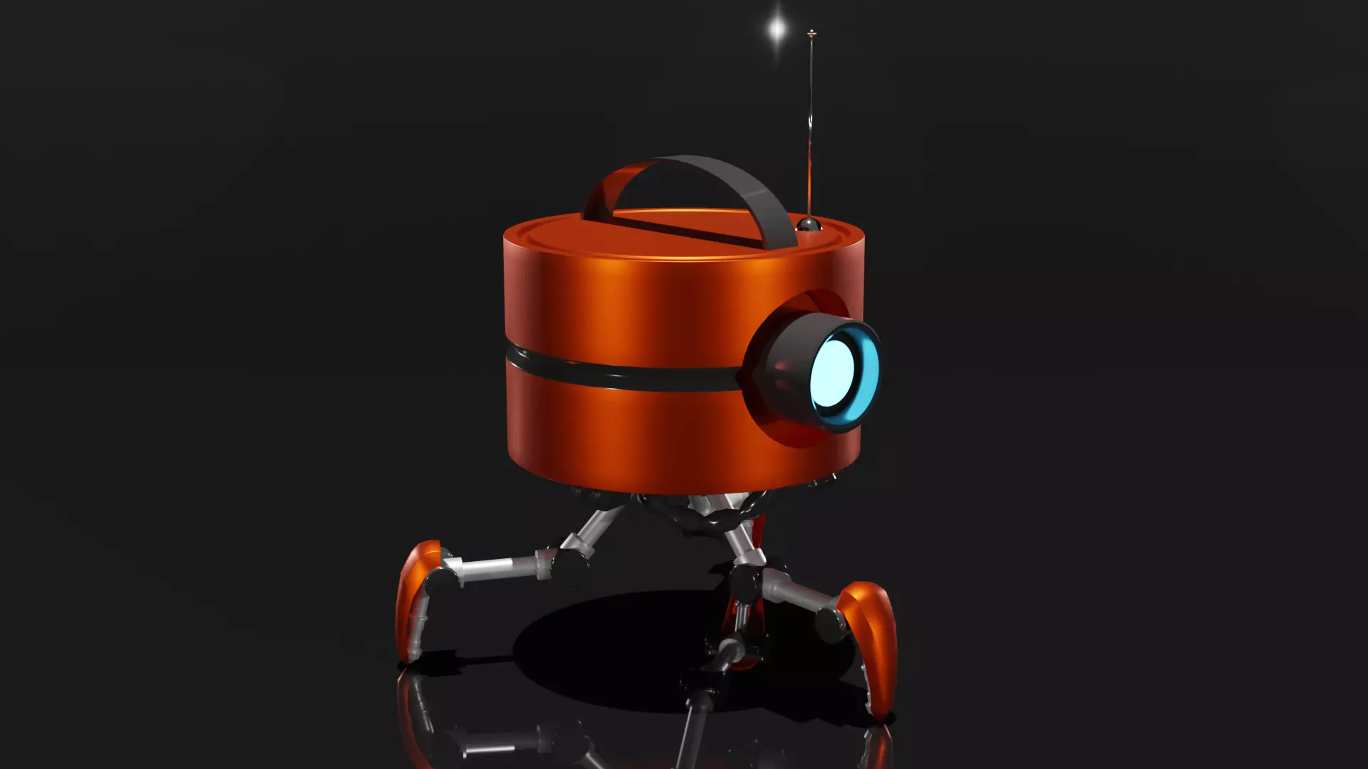 Robot assistant  3D model 3D model_0