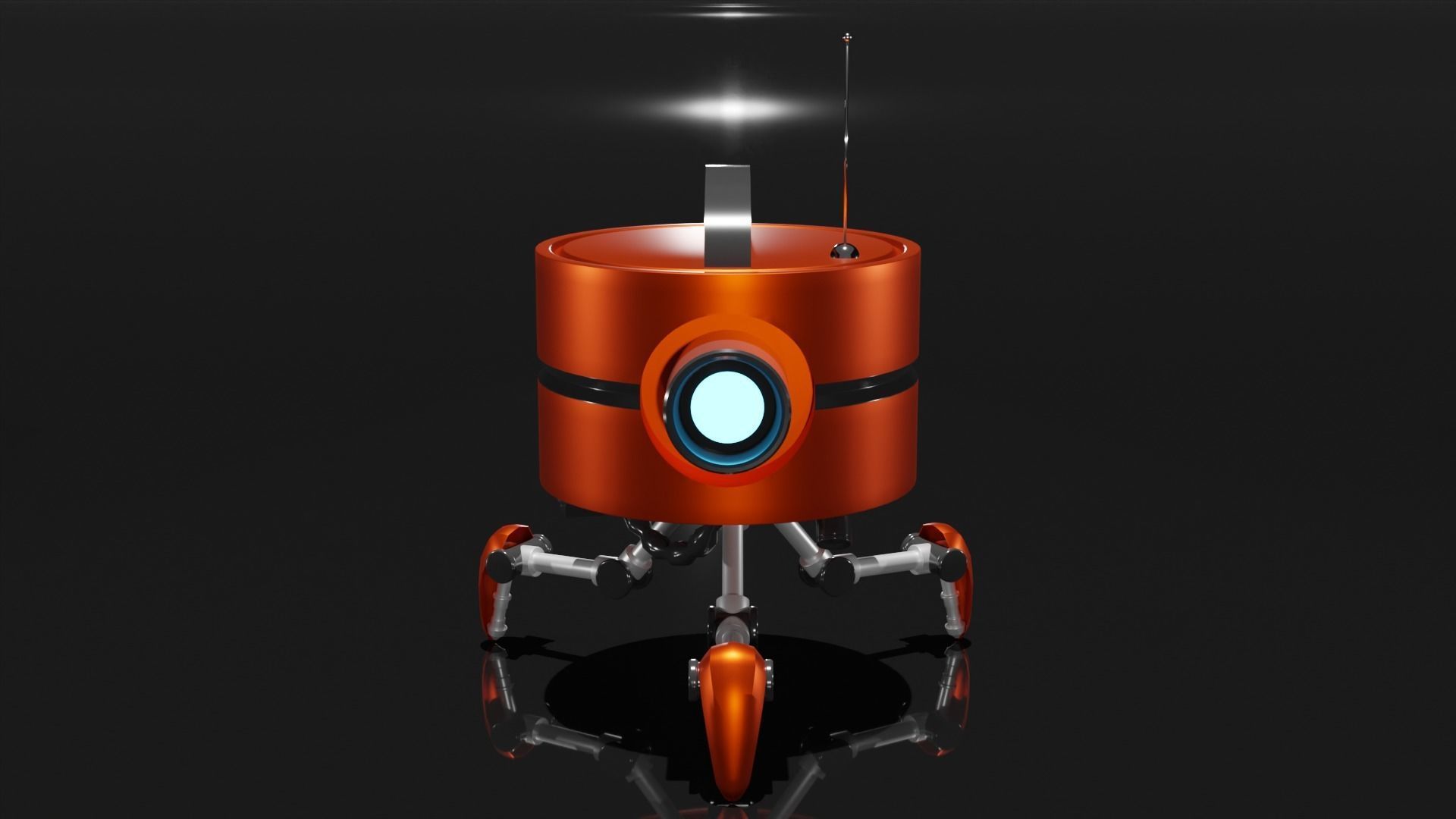 Robot assistant  3D model 3D model_1