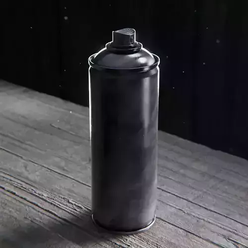 Spray Can - No Label 3D model