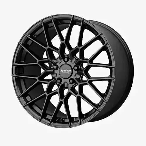 American Racing AR927 Barrage Wheel Satin Black Mustang  3D model