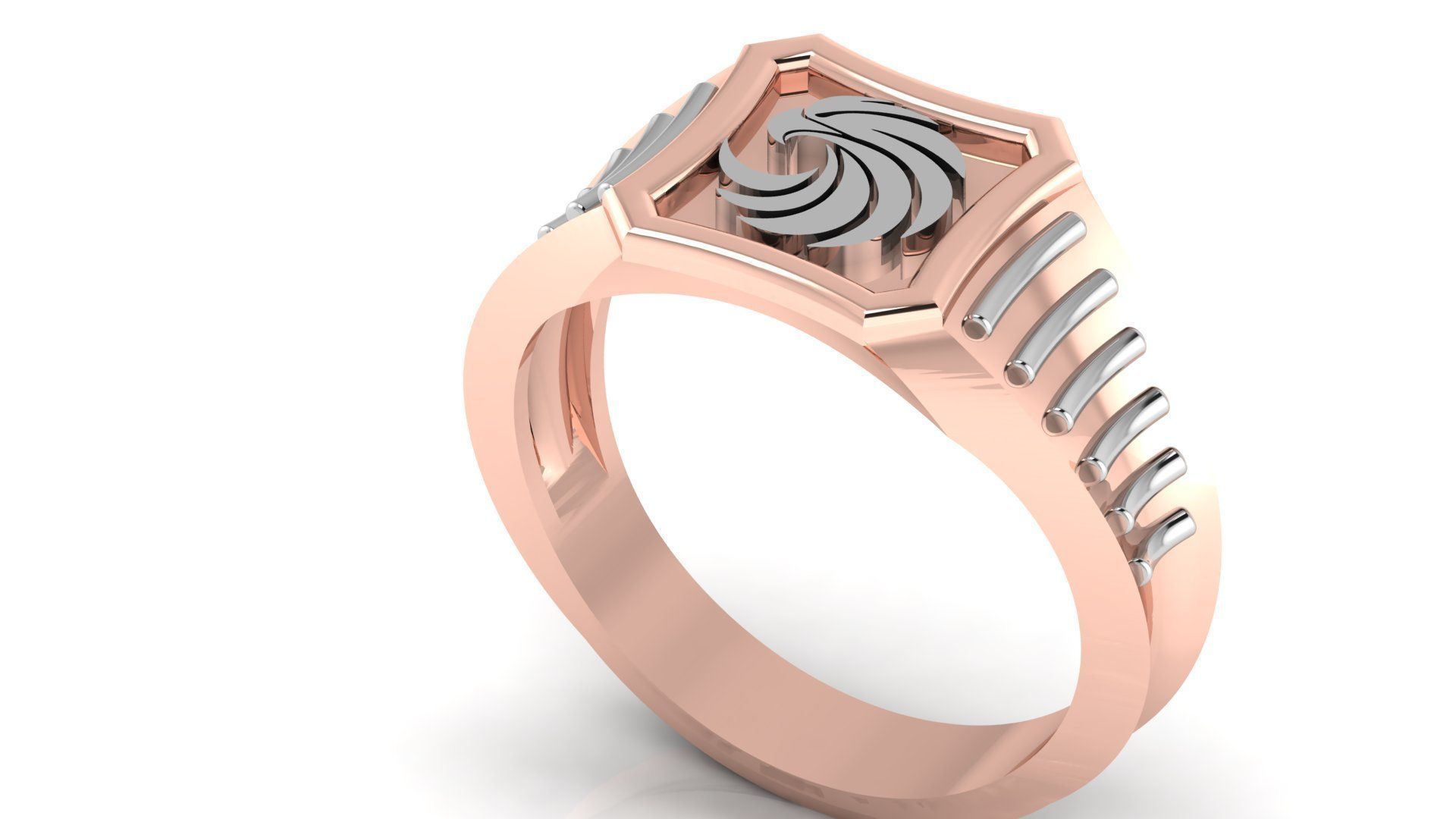 EAGLE GENTS RING FOR ALL CAM MACHINE 3D print model_1