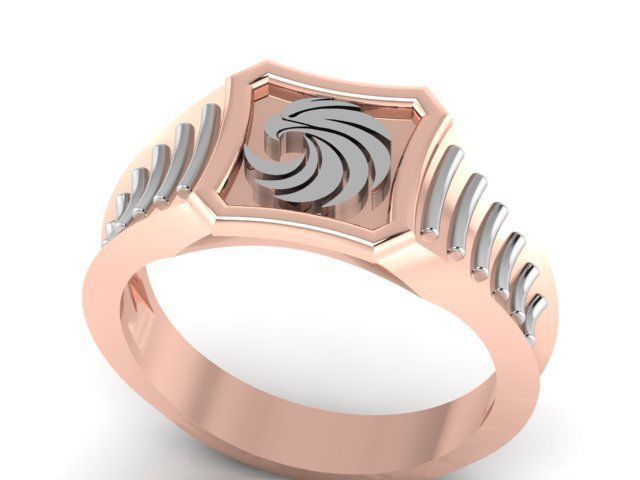 EAGLE GENTS RING FOR ALL CAM MACHINE 3D print model_2