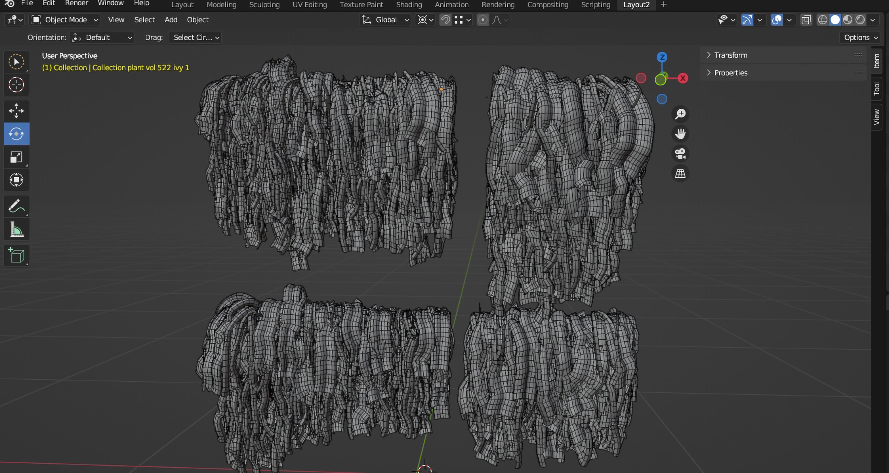 Collection plant vol 522 - blender model 3D model_7