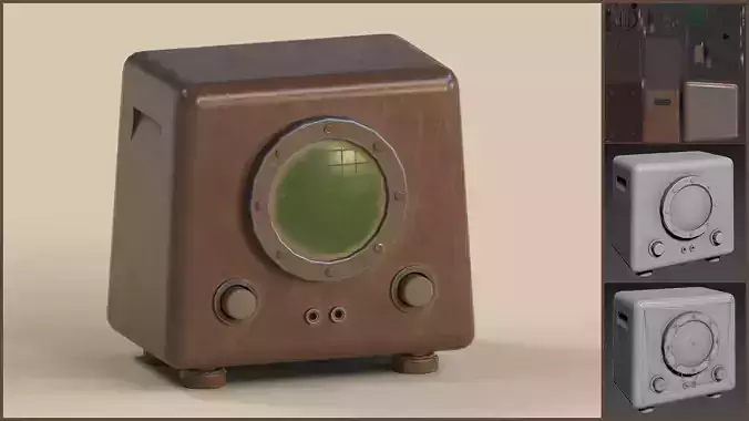 Stylized Cartoony Oscilloscope