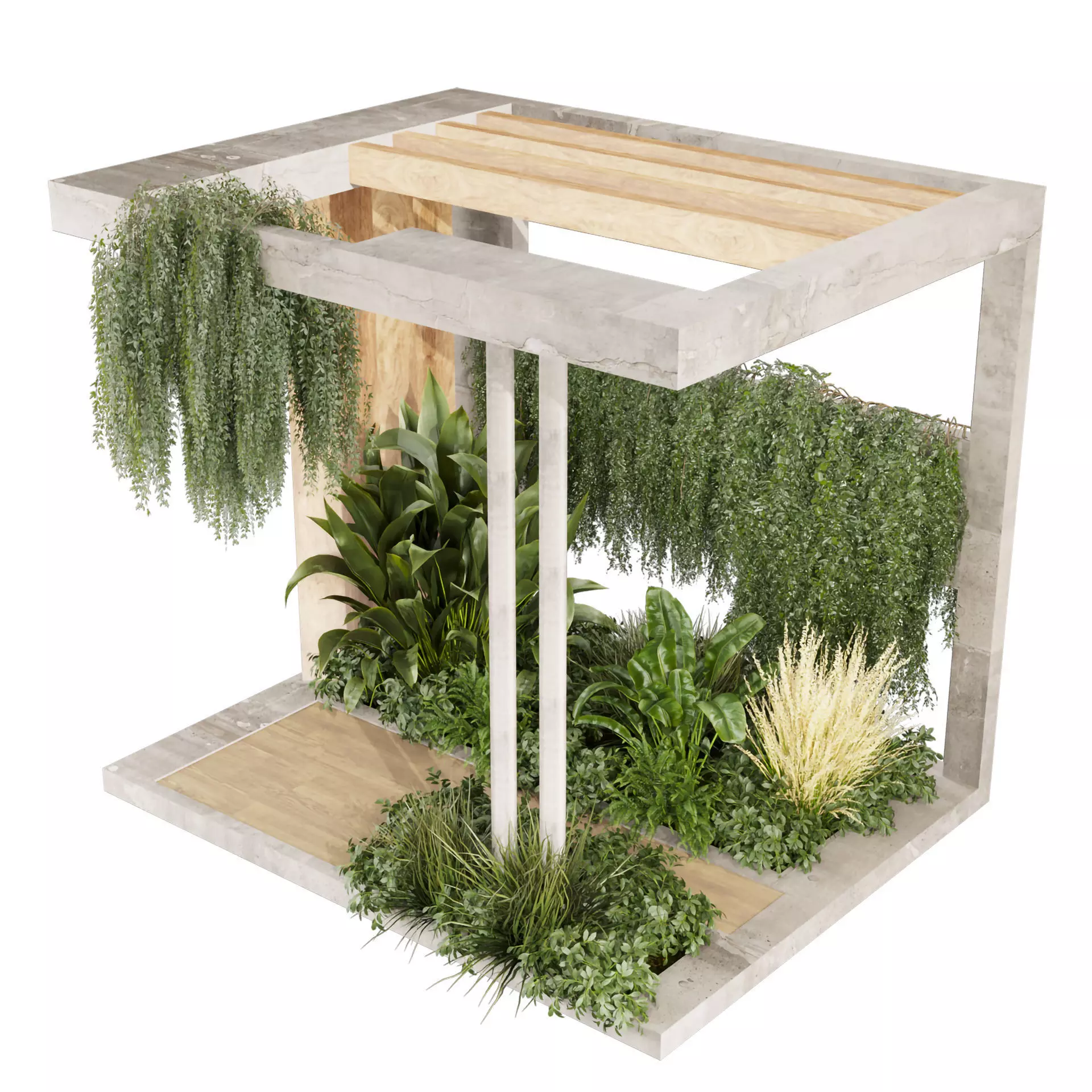 Collection plant vol 523 - Urban environment 3D model