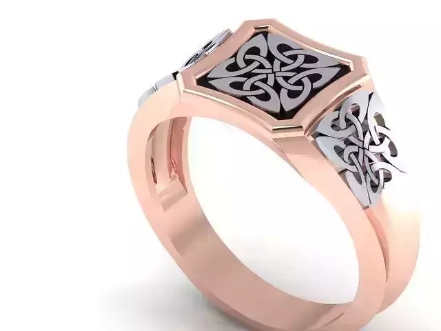 ELEGANT GENTS RING PRINATABLE FOR ALL CAM MACHINE 3D print model