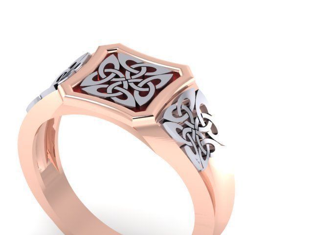 ELEGANT GENTS RING PRINATABLE FOR ALL CAM MACHINE 3D print model_4