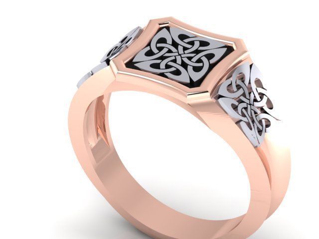 ELEGANT GENTS RING PRINATABLE FOR ALL CAM MACHINE 3D print model_6