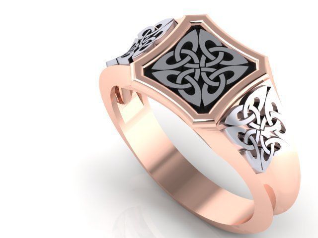 ELEGANT GENTS RING PRINATABLE FOR ALL CAM MACHINE 3D print model_5