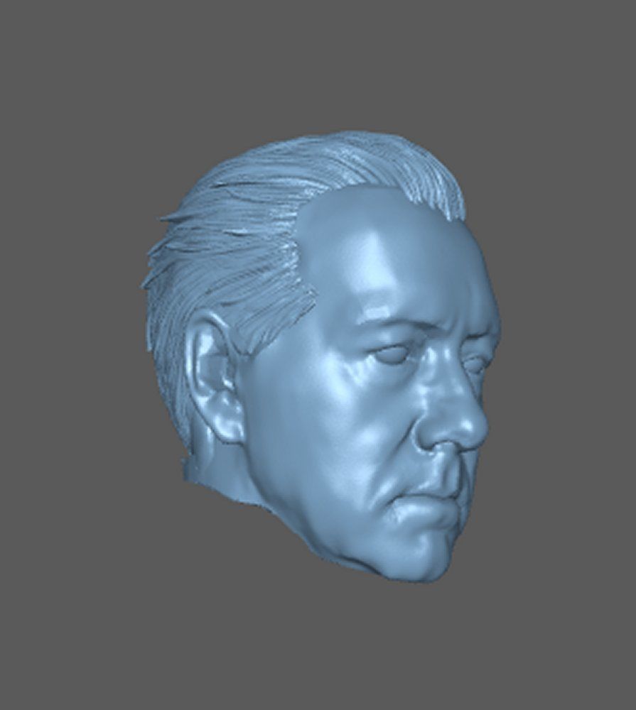 FRANK UNDERWOOD HOUSE OF CARDS KEVIN SPACEY LEX 3D print model_2