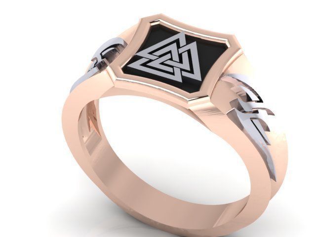 HIGHLY UNIQUE GENTS RING FOR MENS 3D print model_4