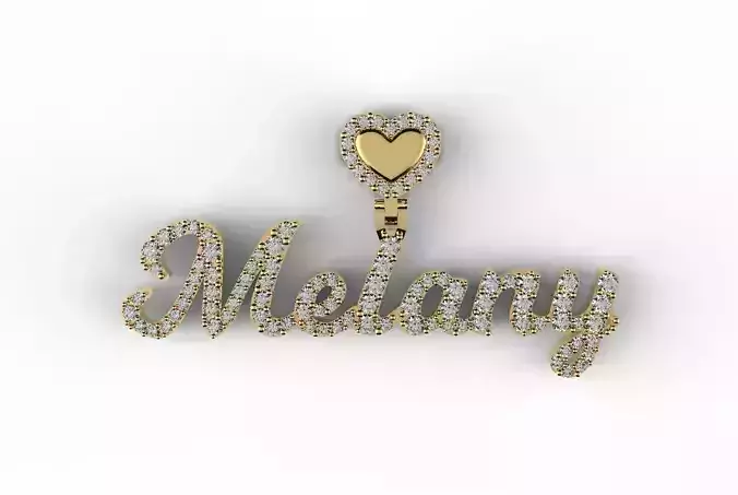 melany name plate