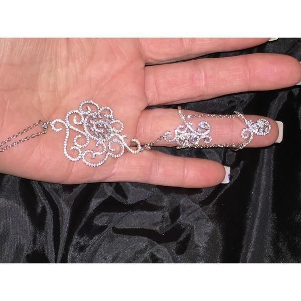 trendy chain link bracelet ring 898 3D print model_14