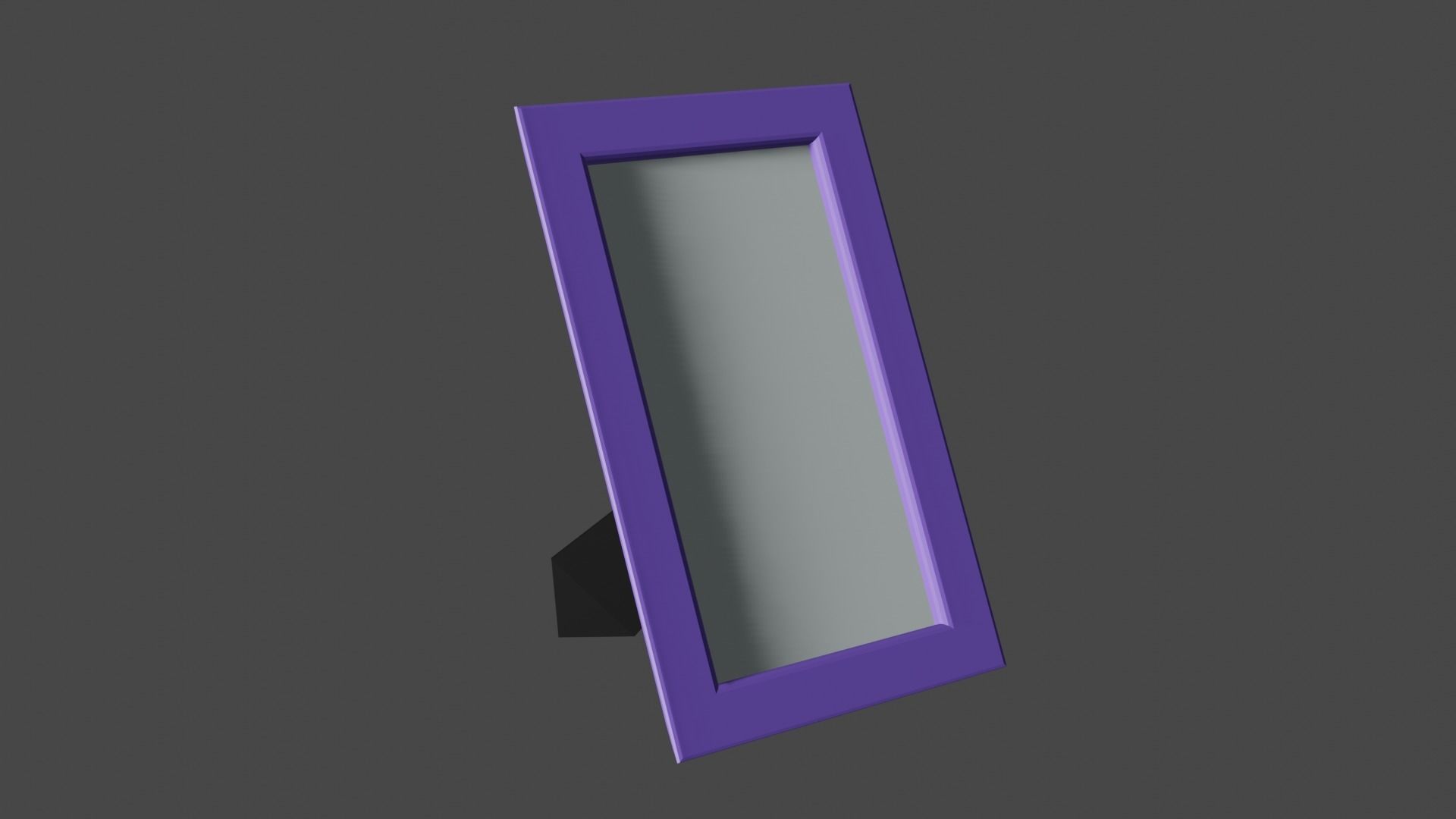 Photo frame  Low-poly 3D model_3