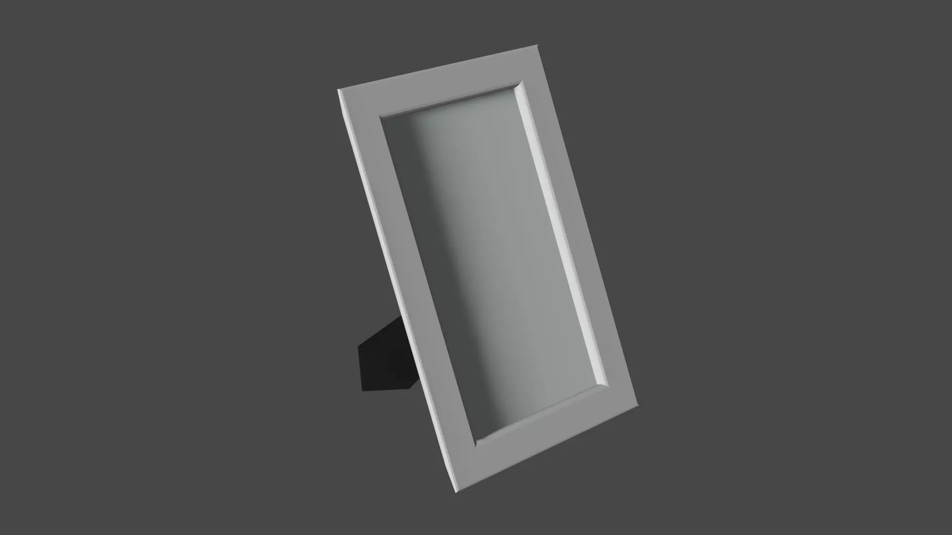 Photo frame  Low-poly 3D model_0