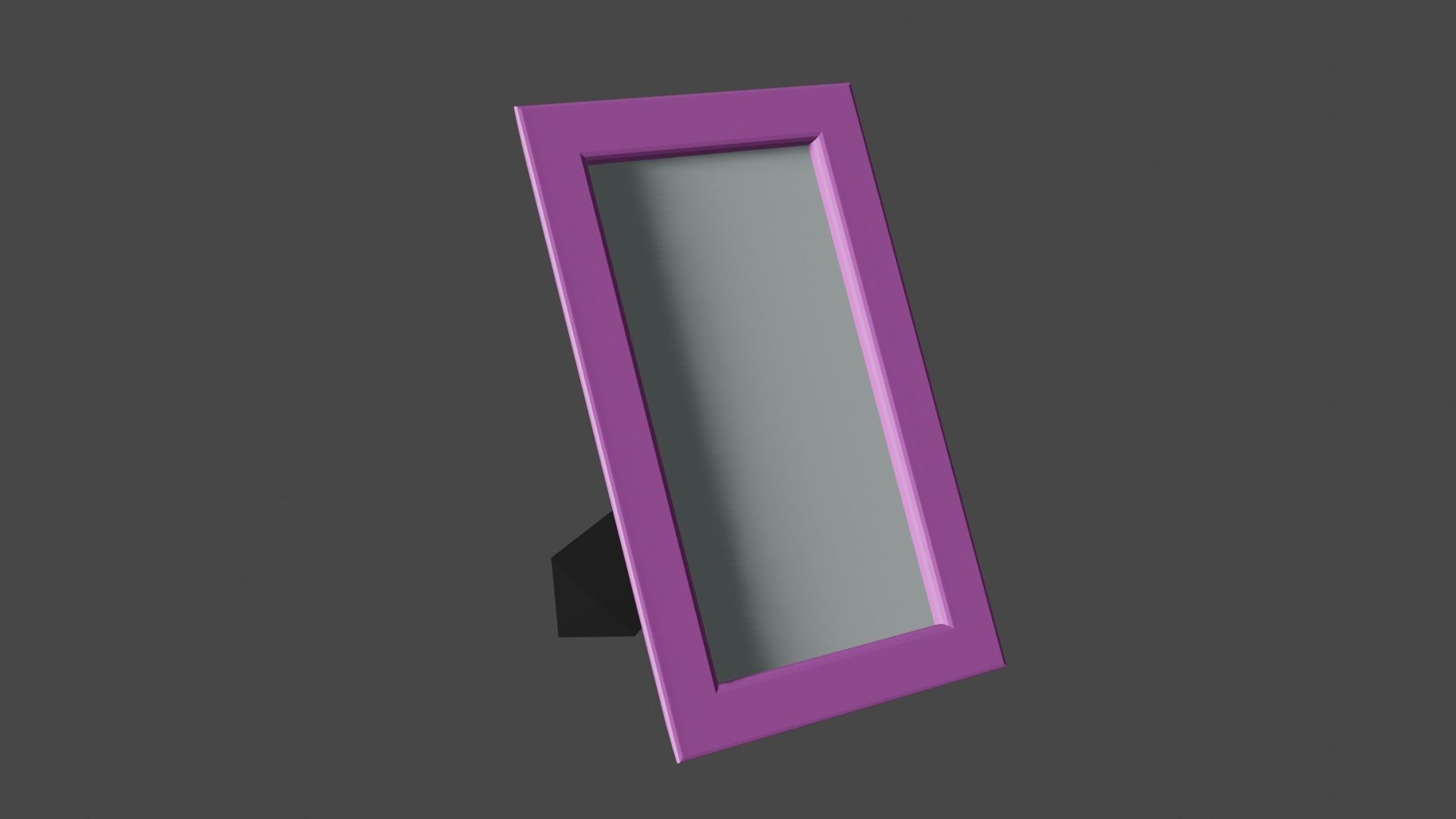 Photo frame  Low-poly 3D model_4