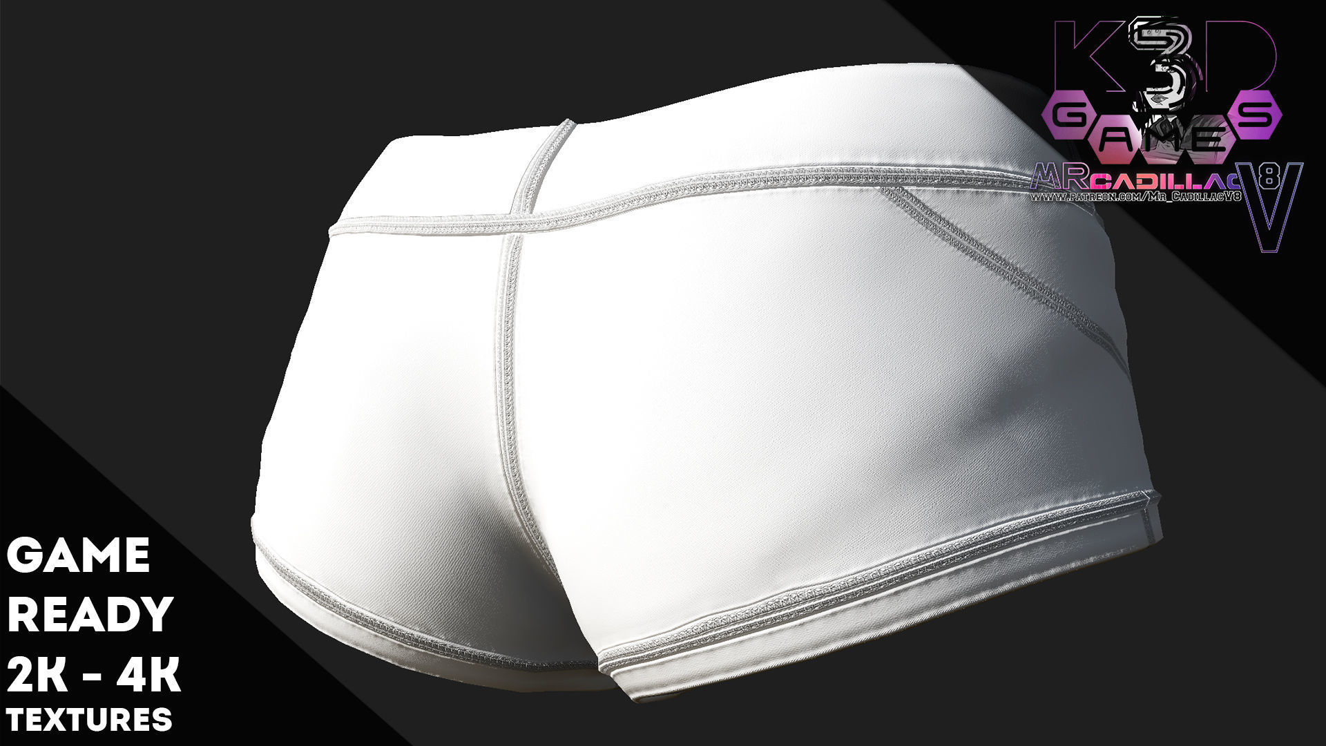 Shorts F 3D model_1