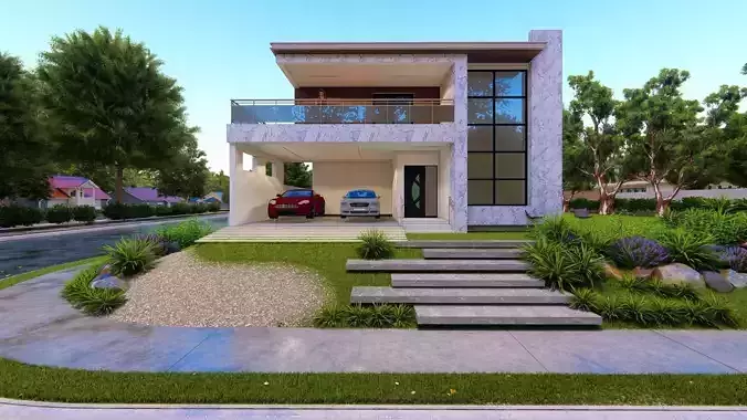 3 Bedrooms Modern villa
