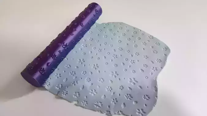 Texture Roll 02 - Flower Positive - Decoration Maker 3D print model