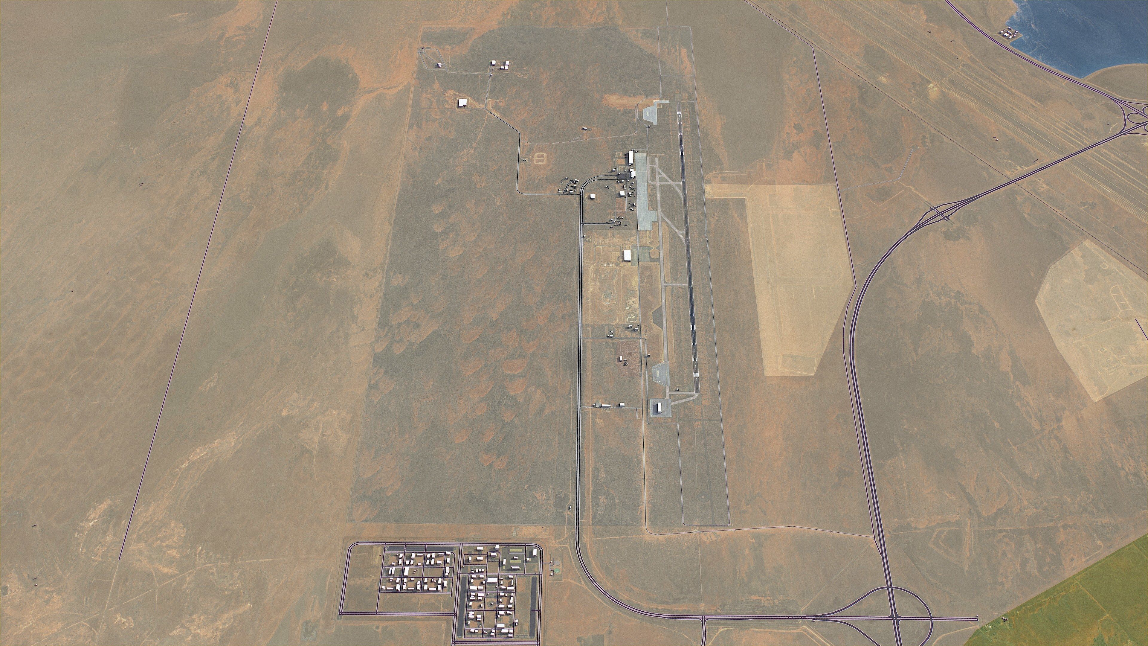 Jubail Airport Low-poly 3D model_1
