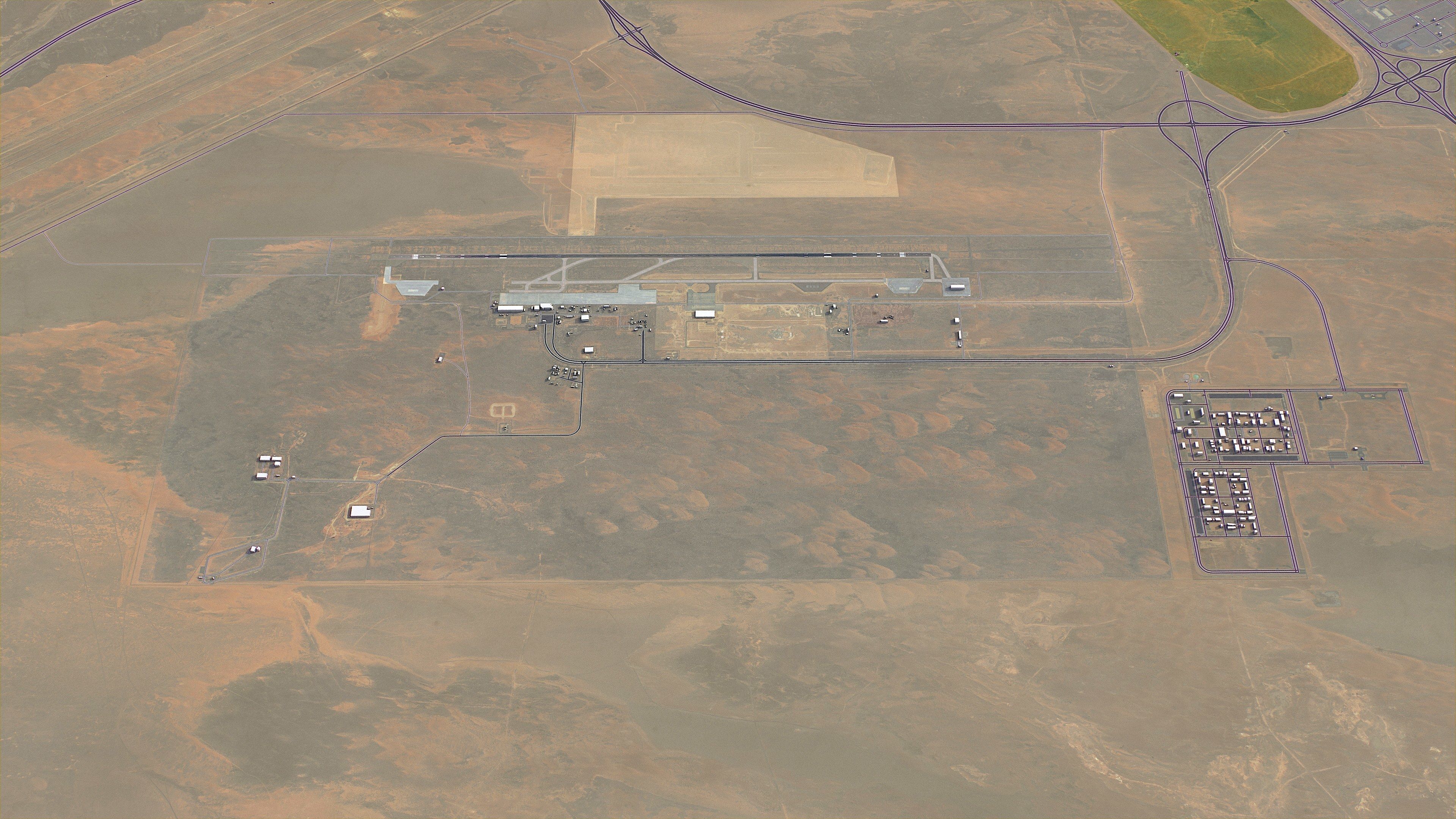 Jubail Airport Low-poly 3D model_2