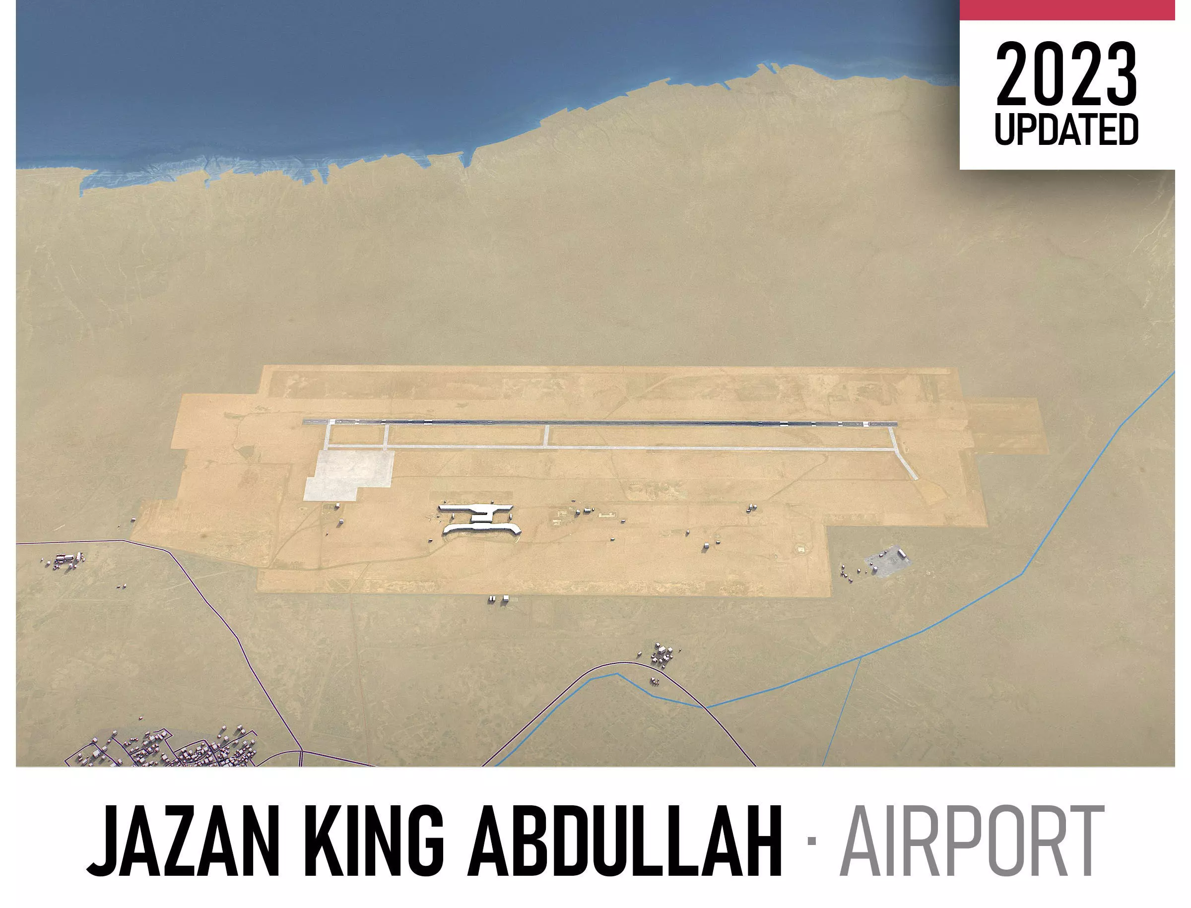 Jizan - New Jazan Airport Low-poly 3D model_0
