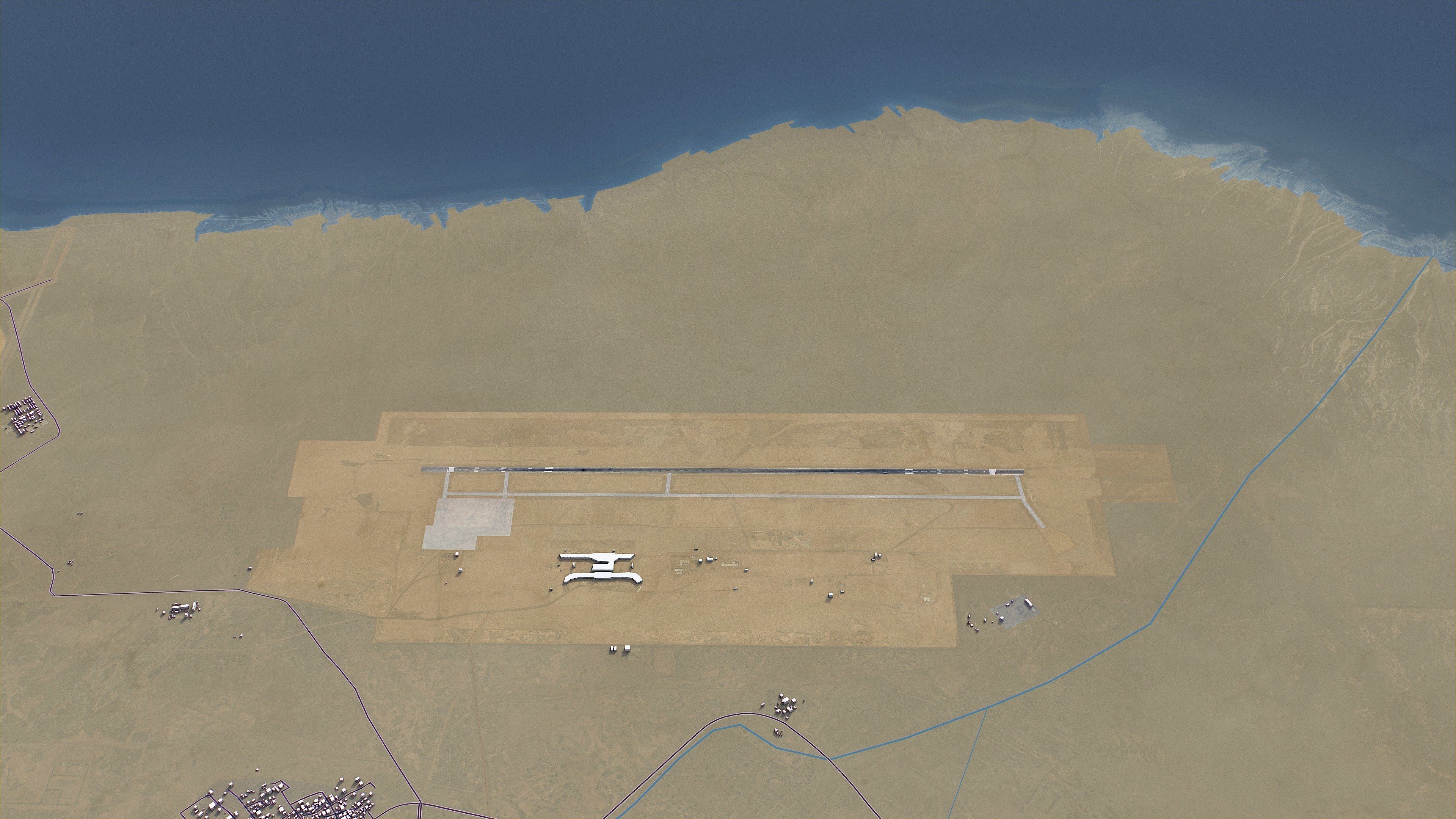 Jizan - New Jazan Airport Low-poly 3D model_3
