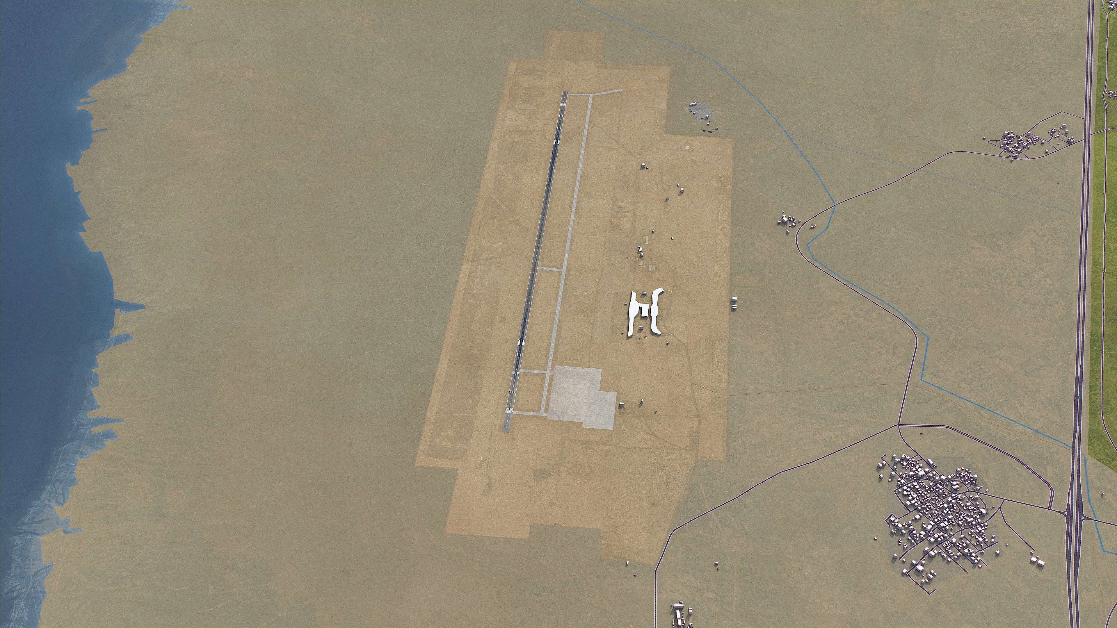 Jizan - New Jazan Airport Low-poly 3D model_2