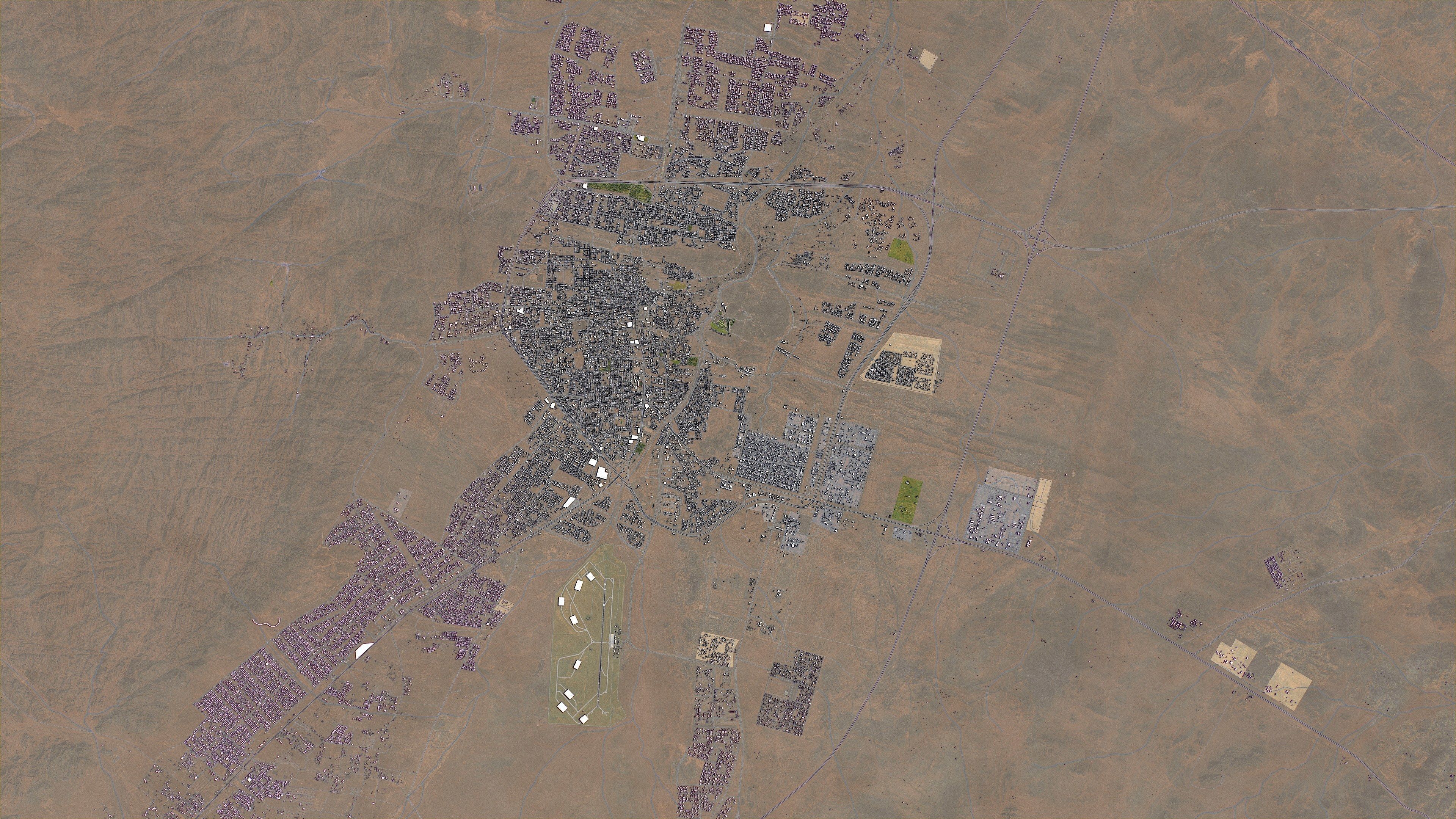 Hail - 3D City Model Low-poly 3D model_14