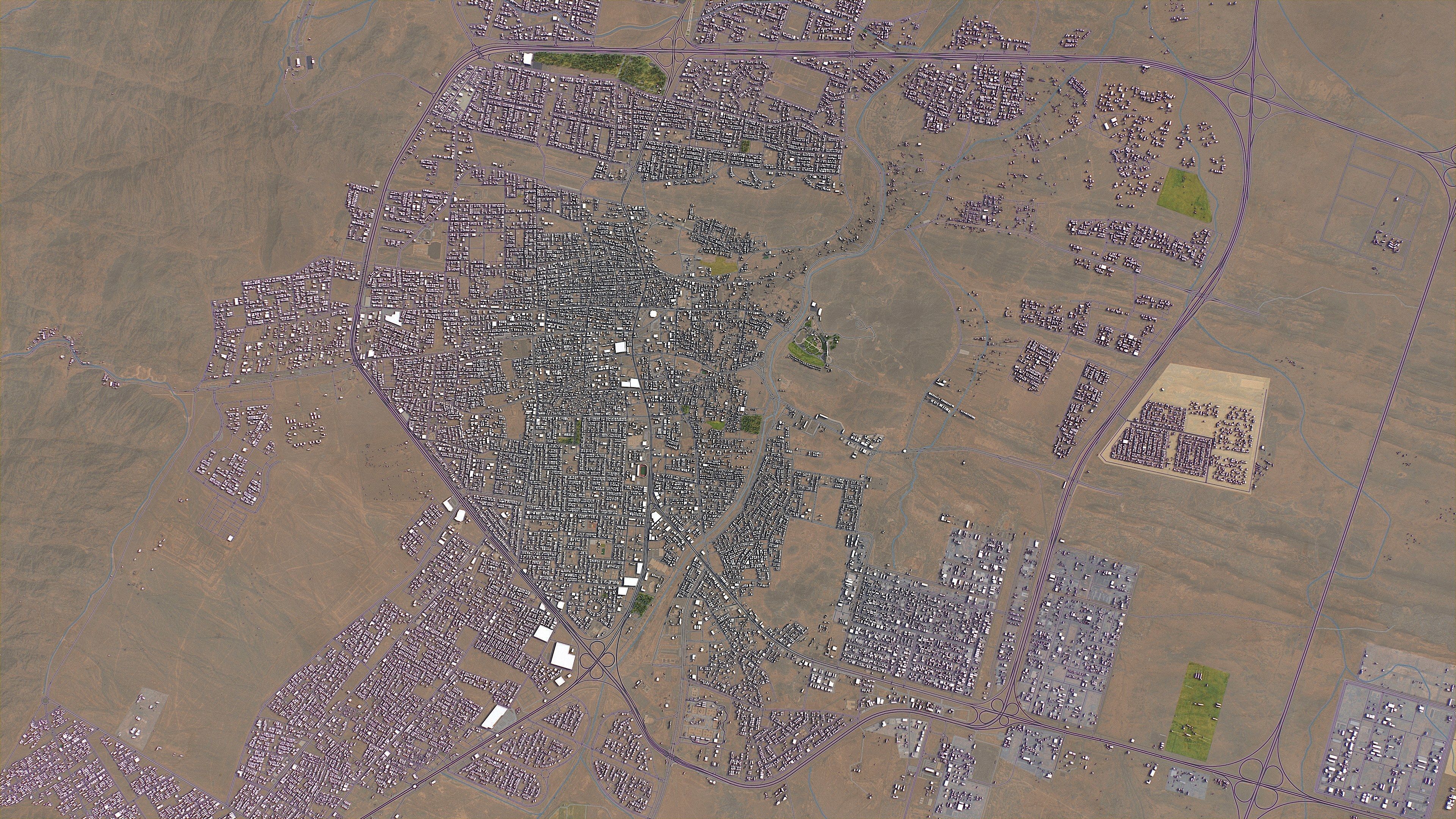 Hail - 3D City Model Low-poly 3D model_13