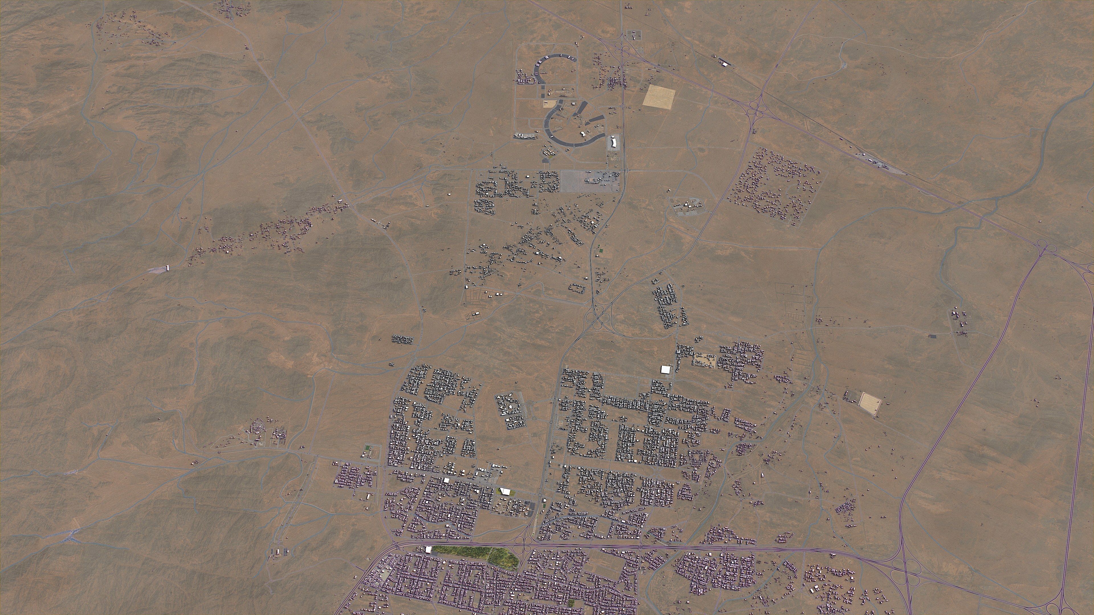 Hail - 3D City Model Low-poly 3D model_6