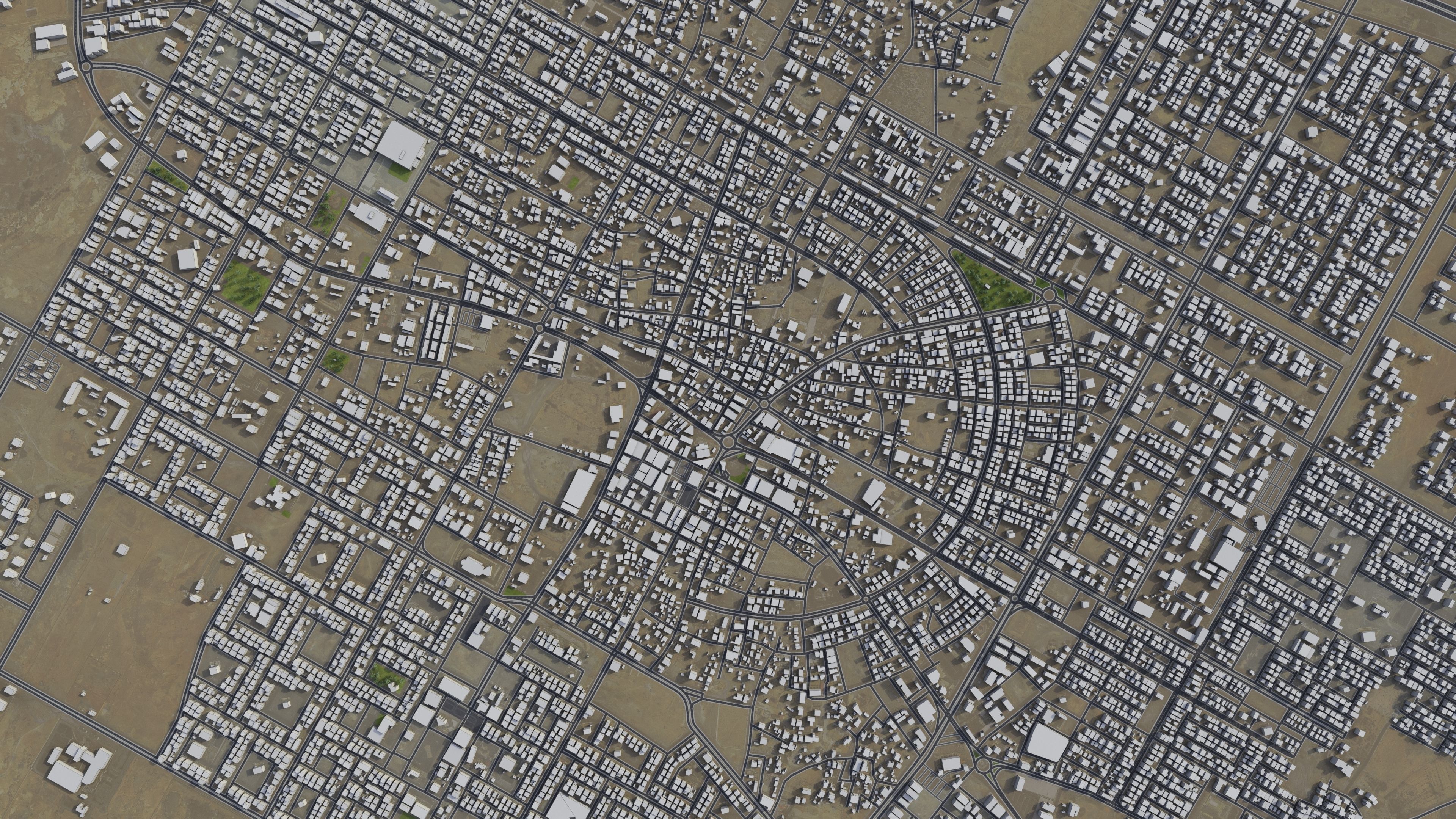 Qurayyat - 3D City Low-poly 3D model_10