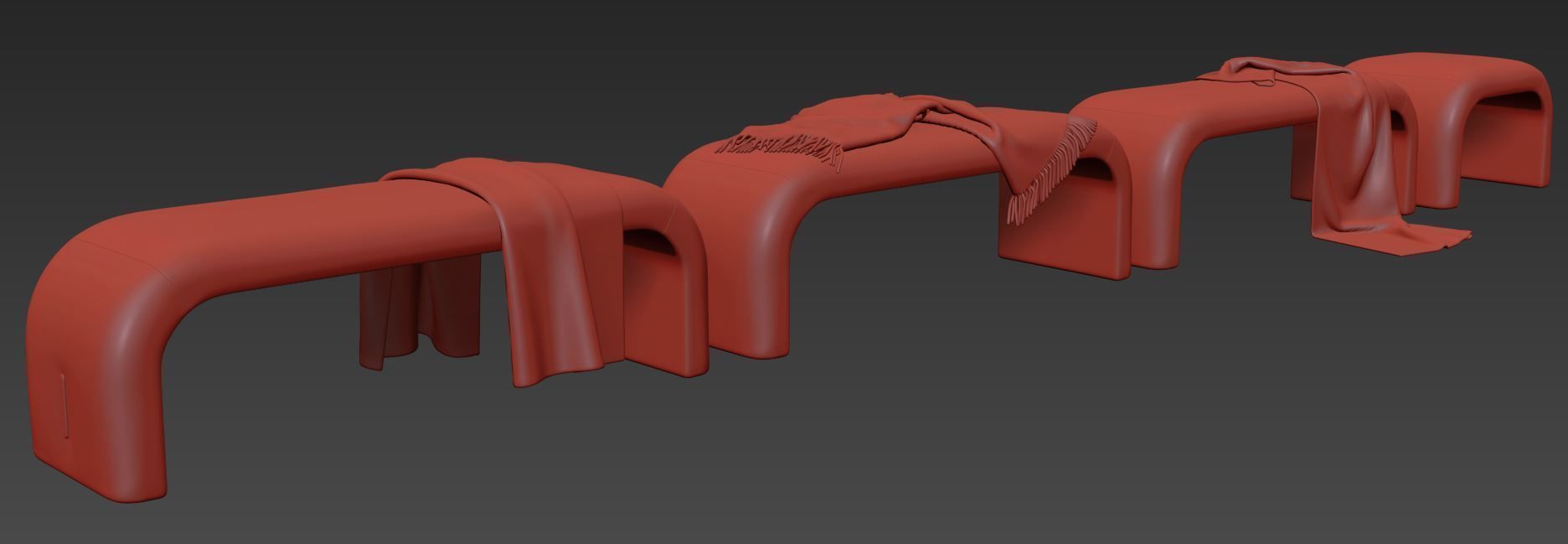 Eclipse Bench by Turri 3D model_12