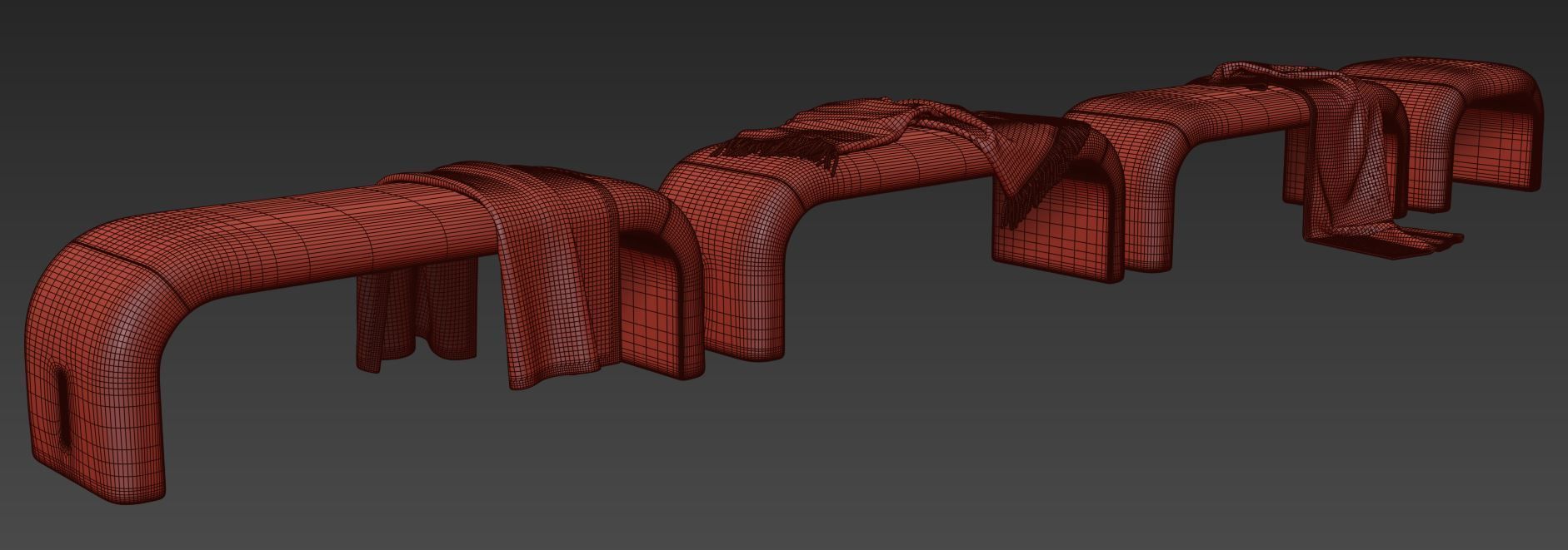 Eclipse Bench by Turri 3D model_13