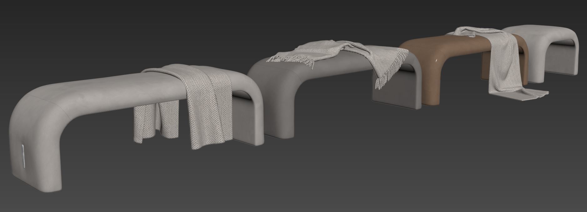 Eclipse Bench by Turri 3D model_11