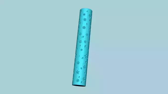 Texture Roll 03 - Flowers Negative - Decoration Maker 3D print model