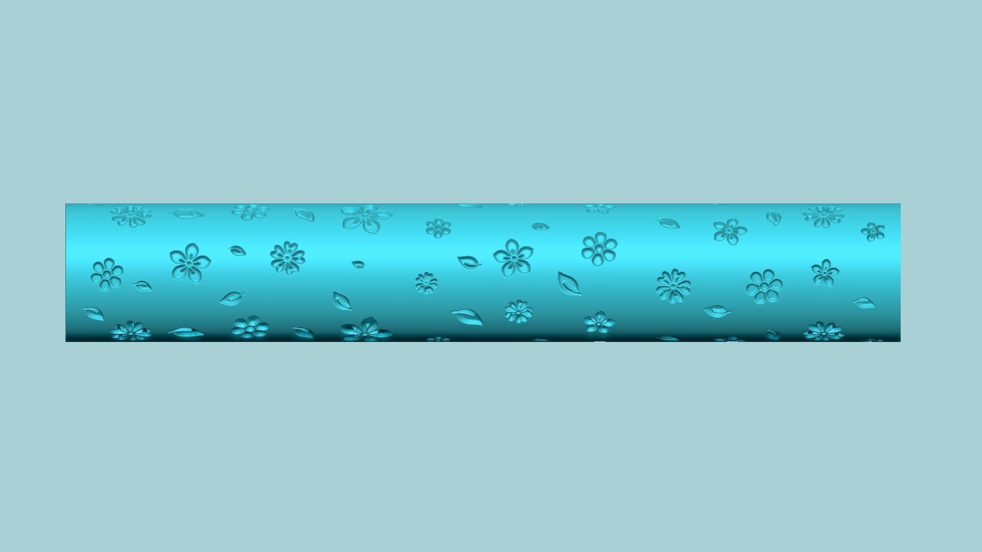 Texture Roll 03 - Flowers Negative - Decoration Maker 3D print model_8