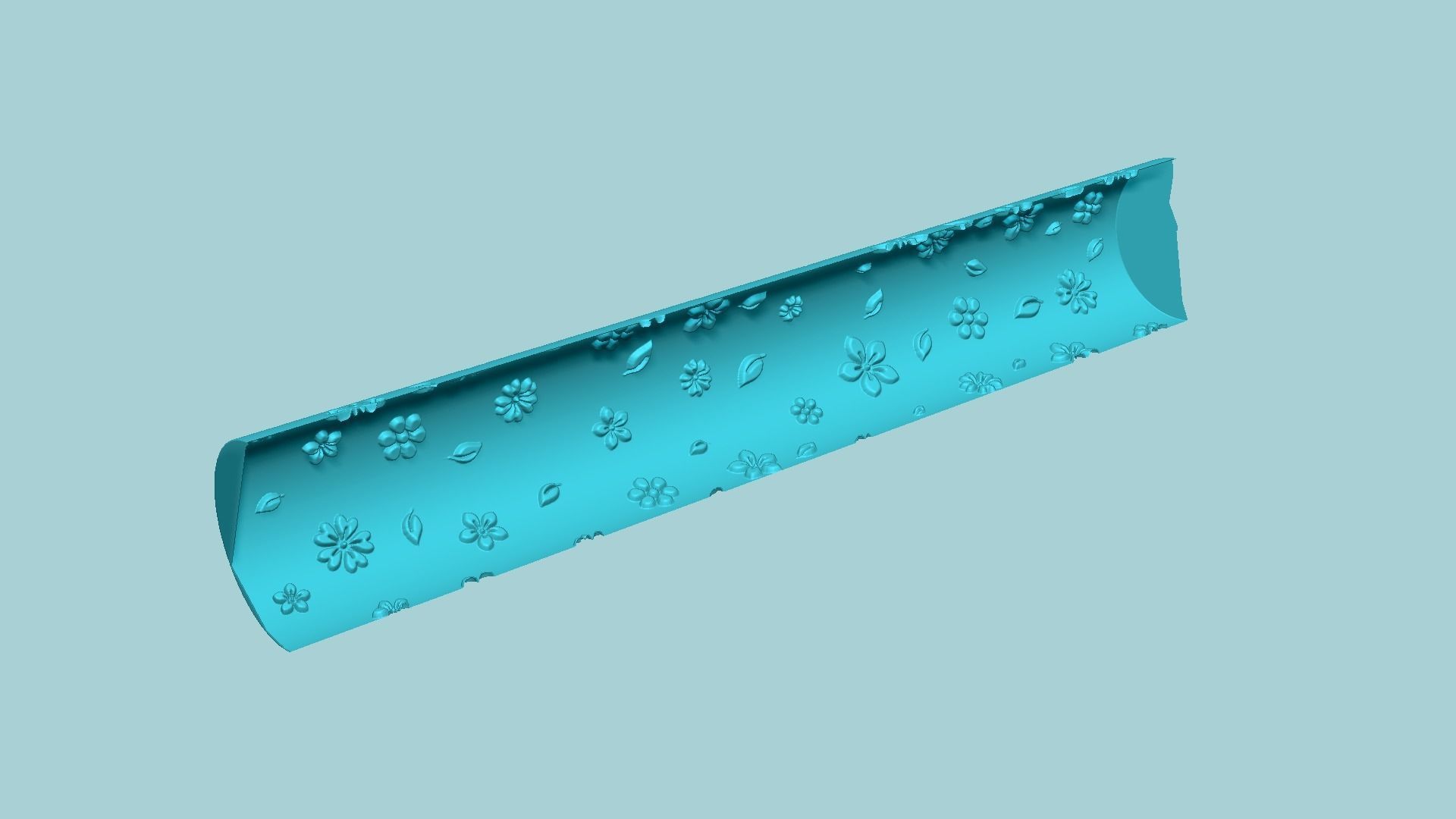 Texture Roll 03 - Flowers Negative - Decoration Maker 3D print model_10