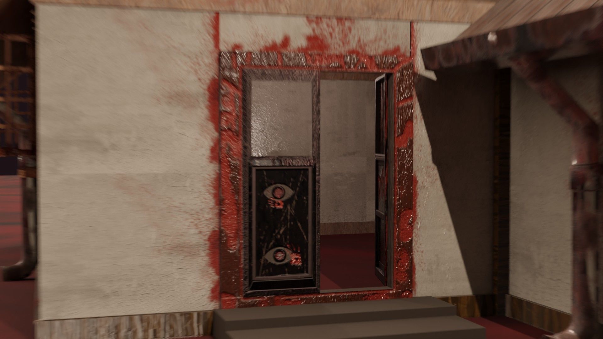 Dark House Realm Butchery Legacy Mansion Tools Organ Pail Low-poly 3D model_2