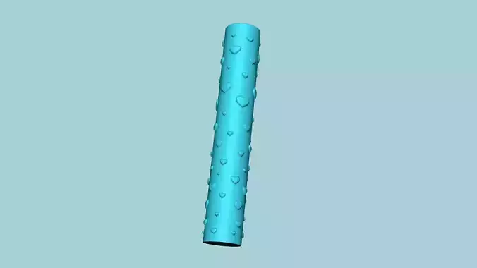 Texture Roll 05 - Hearts Positive - Decoration Maker 3D print model