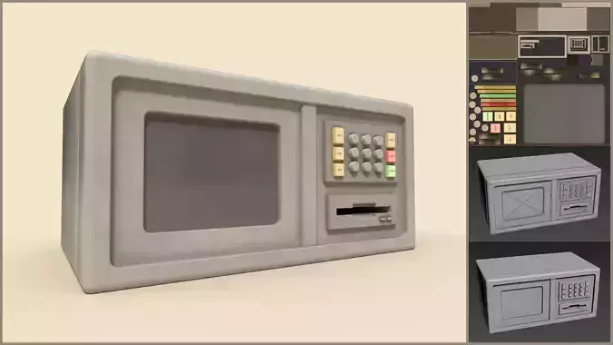 Stylized Basic Retrofuturism Console