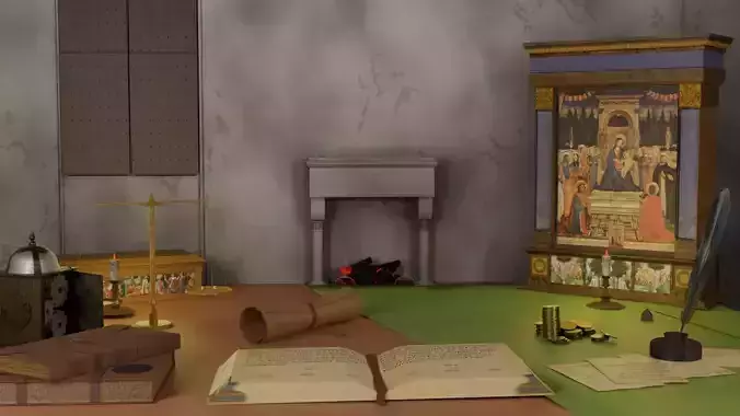 18 Game Ready 3d asset Historical Renaissance Florence 