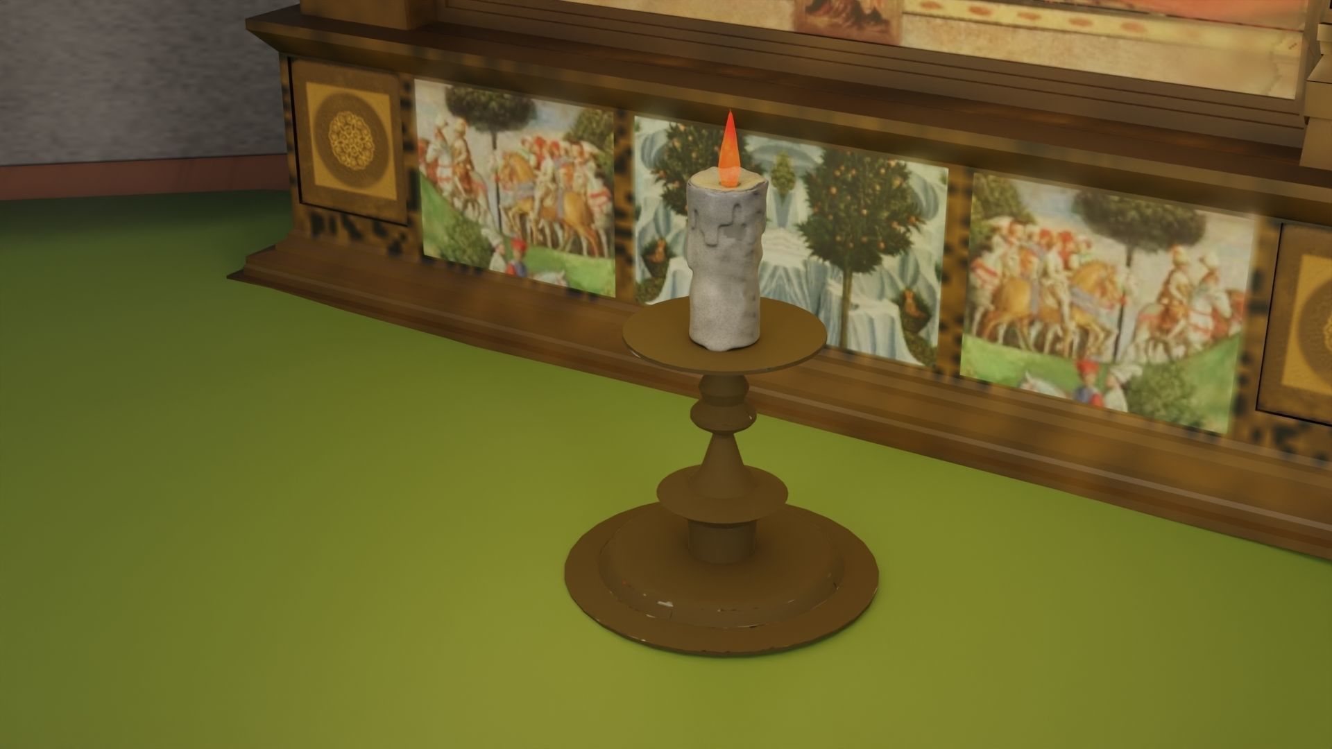 18 Game Ready 3d asset Historical Renaissance Florence  3D model_8