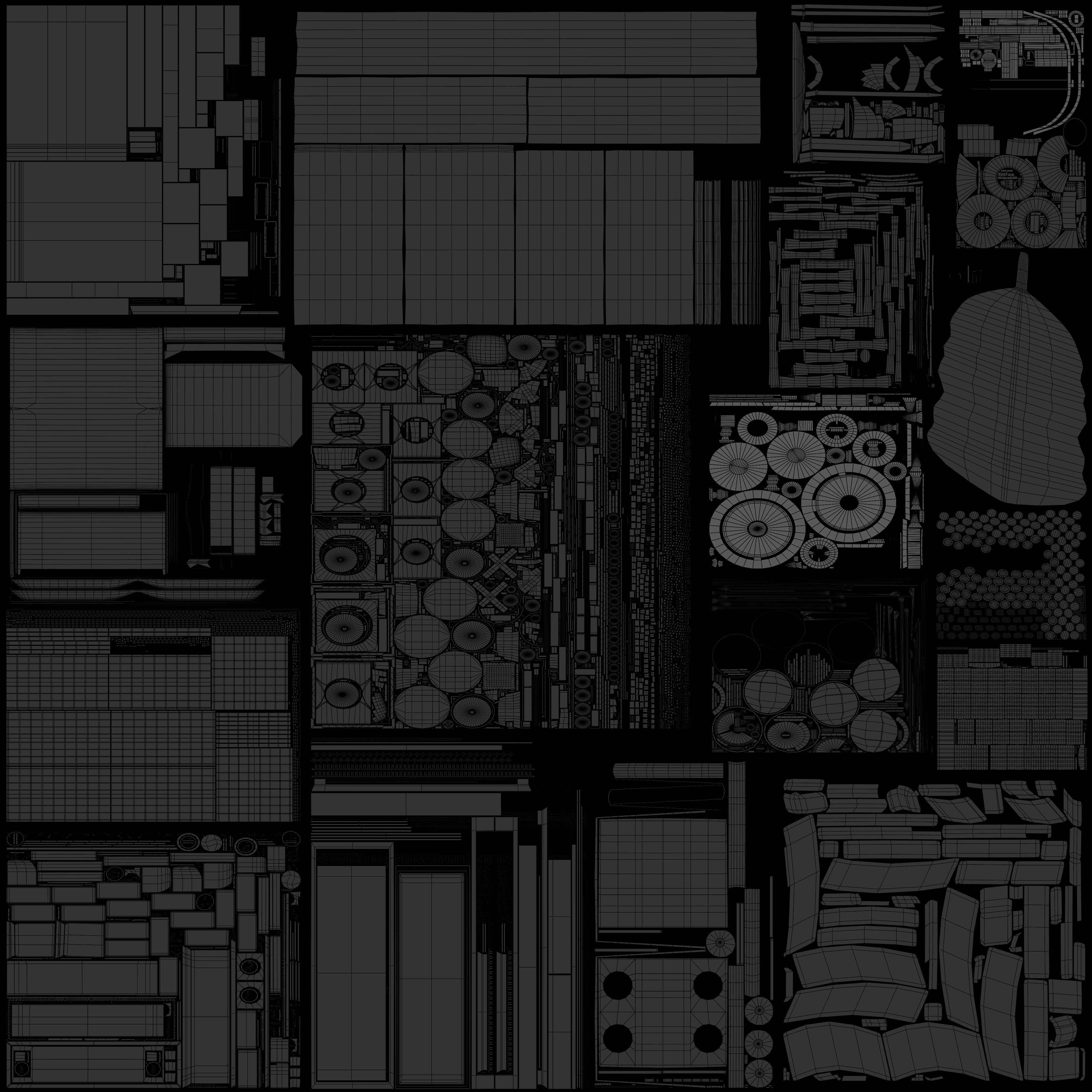 18 Game Ready 3d asset Historical Renaissance Florence  3D model_36